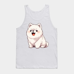 Cute Chonky Samoyed Dog Tank Top